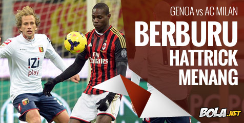 Preview: Genoa vs AC Milan, Incar Hattrick Menang Preview: Genoa vs AC Milan, Incar Hattrick Menang