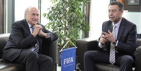 Barca Datangi Blatter di Markas FIFA Untuk Negosiasi Barca Datangi Blatter di Markas FIFA Untuk Negosiasi