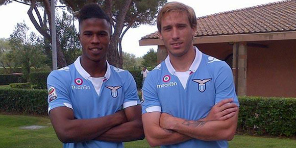 Detail Jersey Home Lazio 2014-15 Detail Jersey Home Lazio 2014-15