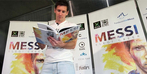 Messi Luncurkan Buku Testimoni Eksklusif Messi Luncurkan Buku Testimoni Eksklusif