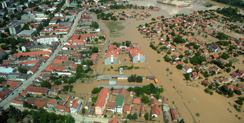 Timnas Kroasia Peduli Banjir Balkan