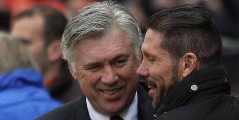 Lawan Ancelotti, Simeone Tak Pakai Video Motivasi Lawan Ancelotti, Simeone Tak Pakai Video Motivasi