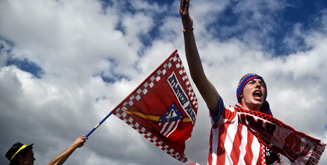 Pulang, Atletico Disambut Bak Juara Pulang, Atletico Disambut Bak Juara