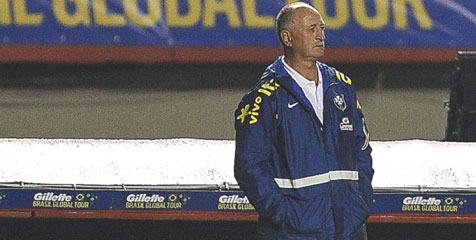 Pemain Brasil Dicemooh Publik Sendiri, Scolari Kalem Pemain Brasil Dicemooh Publik Sendiri, Scolari Kalem