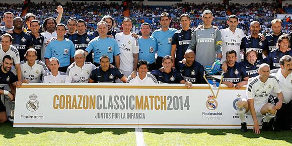 Top Shots: Corazon Classic Match, Madrid 2-2 Inter Top Shots: Corazon Classic Match, Madrid 2-2 Inter