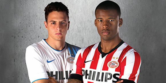 Detail Jersey Home dan Away PSV Eindhoven 2014-15 Detail Jersey Home dan Away PSV Eindhoven 2014-15