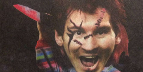 Di Brasil, Messi Dianggap Boneka Chucky Di Brasil, Messi Dianggap Boneka Chucky