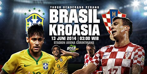 Preview: Brasil vs Kroasia, Tabuh Genderang Perang Preview: Brasil vs Kroasia, Tabuh Genderang Perang