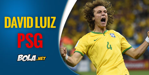 Gabung PSG, David Luiz Jadi Bek Termahal Gabung PSG, David Luiz Jadi Bek Termahal