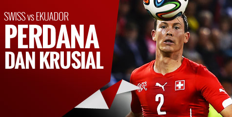 Preview: Swiss vs Ekuador, Perdana dan Krusial Preview: Swiss vs Ekuador, Perdana dan Krusial