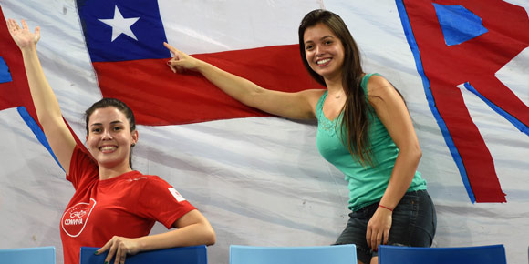 Galeri Suporter: Chile vs Australia Galeri Suporter: Chile vs Australia