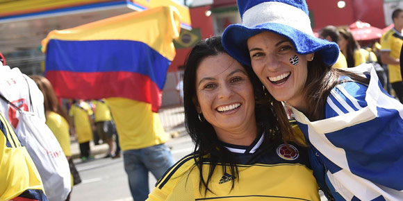 Galeri Suporter: Kolombia vs Yunani Galeri Suporter: Kolombia vs Yunani