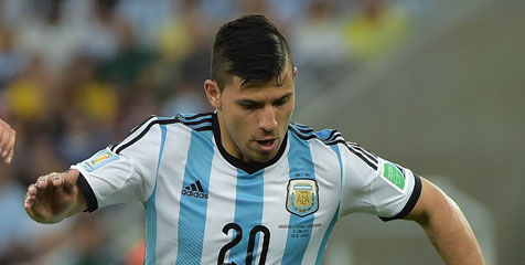Aguero: Argentina Beruntung Kalahkan Bosnia Aguero: Argentina Beruntung Kalahkan Bosnia