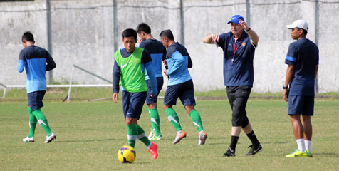 Timnas Mulai Siapkan Crossing dan Set Piece Timnas Mulai Siapkan Crossing dan Set Piece