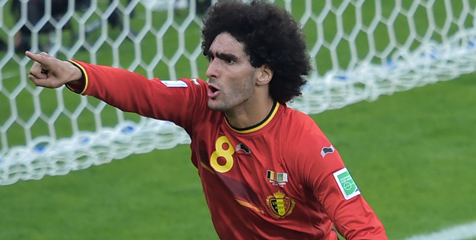 Beginilah Tampang Fellaini Andai Belgia Juara Dunia Beginilah Tampang Fellaini Andai Belgia Juara Dunia