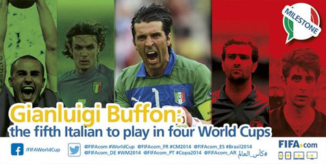 Buffon Sejajar Rivera, Bergomi, Maldini & Cannavaro Buffon Sejajar Rivera, Bergomi, Maldini & Cannavaro