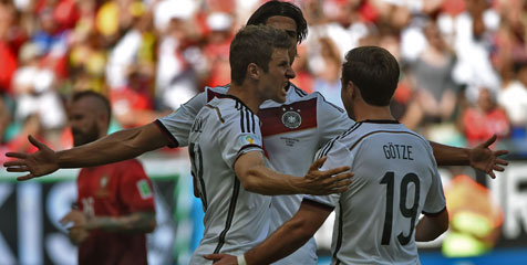 Line-up: Jerman vs Ghana Line-up: Jerman vs Ghana