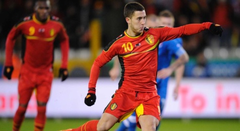 Pemain Belgia Minta Wasit Lindungi Hazard Pemain Belgia Minta Wasit Lindungi Hazard