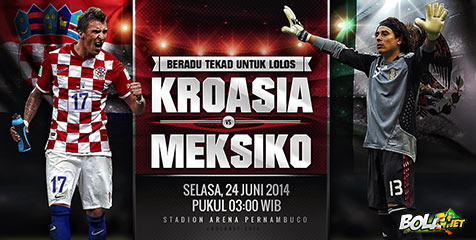Preview: Kroasia vs Meksiko, Berebut Tempat Tersisa Preview: Kroasia vs Meksiko, Berebut Tempat Tersisa