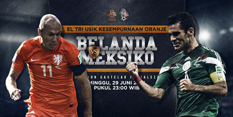 Sekilas 16 Besar: Belanda vs Meksiko Sekilas 16 Besar: Belanda vs Meksiko