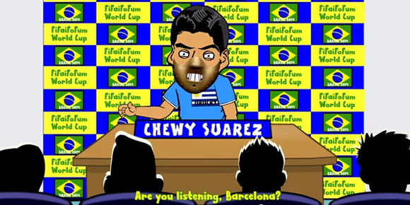 Animasi: Suarez Minta Maaf Demi Barcelona? Animasi: Suarez Minta Maaf Demi Barcelona?