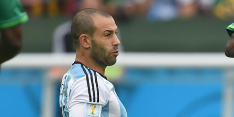 Mascherano: Argentina Menang Mujur Mascherano: Argentina Menang Mujur