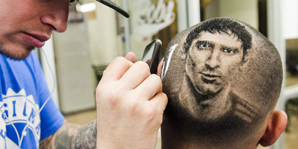 Ukiran Rambut Wajah Messi Kini Rambah Amerika Serikat Ukiran Rambut Wajah Messi Kini Rambah Amerika Serikat