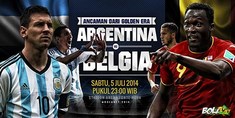 Sekilas 8 Besar: Argentina vs Belgia