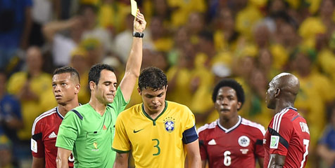 Federasi Brasil Ajukan Banding Atas Kartu Kuning Thiago Silva