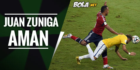 Cederai Neymar, Zuniga Aman Dari Hukuman FIFA Cederai Neymar, Zuniga Aman Dari Hukuman FIFA