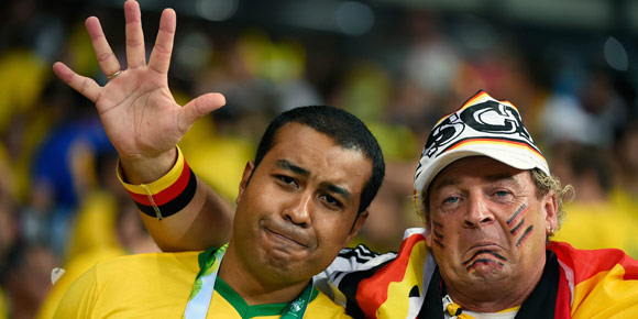 Galeri Suporter: Brasil vs Jerman Galeri Suporter: Brasil vs Jerman