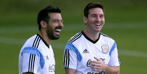 Messi Butuh Bantuan, Lavezzi Siaga Messi Butuh Bantuan, Lavezzi Siaga
