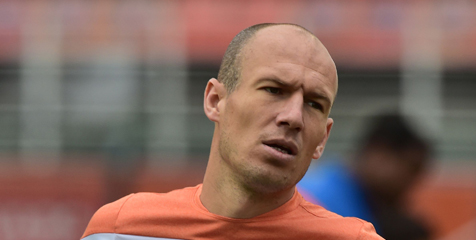 Robben: Messi Bukan Poros Argentina Robben: Messi Bukan Poros Argentina