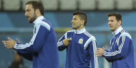 Aguero: Masuk Final, Percuma Tak Juara Aguero: Masuk Final, Percuma Tak Juara