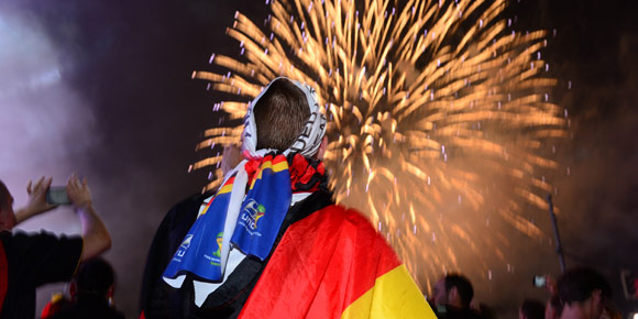 Jerman Juara Dunia, Berlin 'Meledak' Jerman Juara Dunia, Berlin 'Meledak'