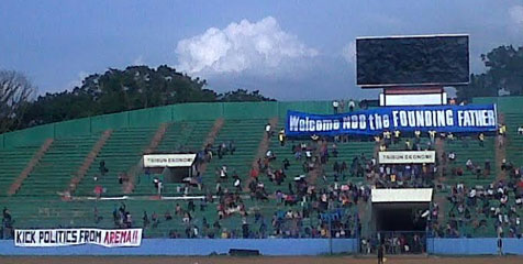 Arema Jamu Pusamania Borneo di Gajayana