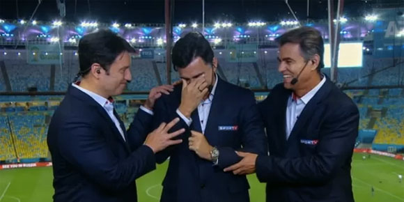 Piala Dunia Sukses, Presenter TV Brasil Berurai Air Mata 