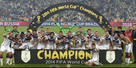 Ranking FIFA: Juara Dunia, Jerman Posisi Pertama Ranking FIFA: Juara Dunia, Jerman Posisi Pertama