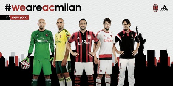 Detail Jersey Away AC Milan 2014-15 Detail Jersey Away AC Milan 2014-15