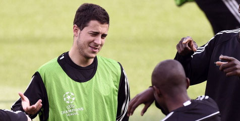 Kembali Berbaju Chelsea, Hazard Puas Kembali Berbaju Chelsea, Hazard Puas