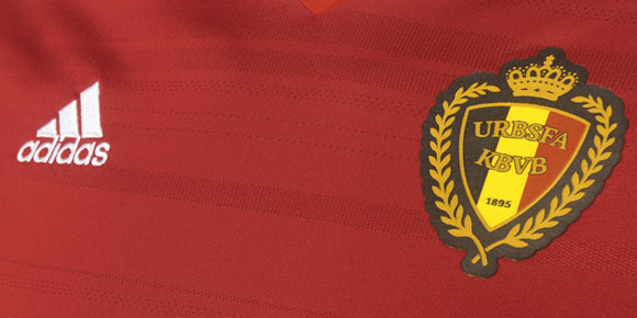 Detail Jersey Home Belgia 2014 Detail Jersey Home Belgia 2014