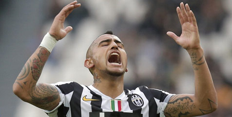 Pulang ke Juventus, Vidal Absen Latihan Pulang ke Juventus, Vidal Absen Latihan