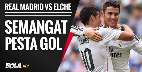 Preview: Madrid vs Elche, Usung Semangat Hujan Gol Preview: Madrid vs Elche, Usung Semangat Hujan Gol