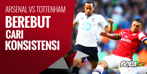 Preview: Arsenal vs Tottenham, Cari Konsistensi Preview: Arsenal vs Tottenham, Cari Konsistensi