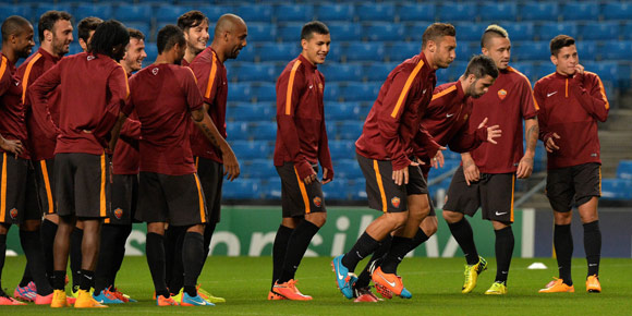 Galeri: Persiapan AS Roma Kontra Manchester City Galeri: Persiapan AS Roma Kontra Manchester City
