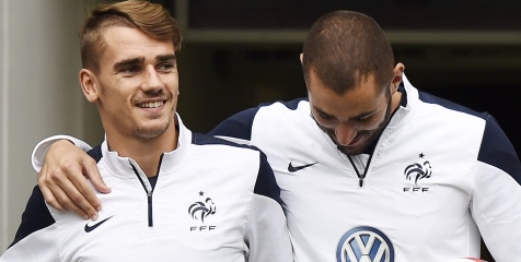 Lupakan Rivalitas Klub, Benzema Ajarkan Griezmann Pentingnya Statistik