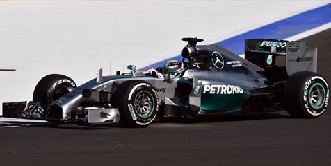 Hamilton Terdepan di Latihan Kedua F1 GP Rusia Hamilton Terdepan di Latihan Kedua F1 GP Rusia