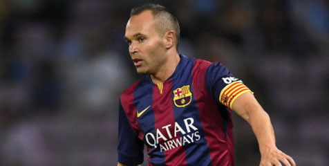 Iniesta Raih Golden Foot Award 2013-14 Iniesta Raih Golden Foot Award 2013-14