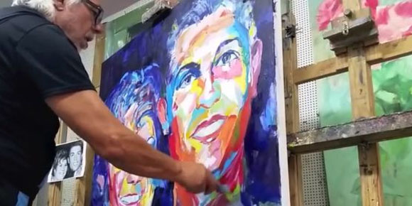 Seniman Portugal Terinspirasi Ronaldo dan Sang Ibu Seniman Portugal Terinspirasi Ronaldo dan Sang Ibu
