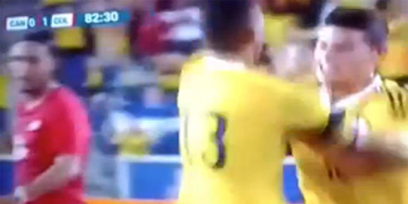 Selebrasi 'Brutal' James Rodriguez Selebrasi 'Brutal' James Rodriguez